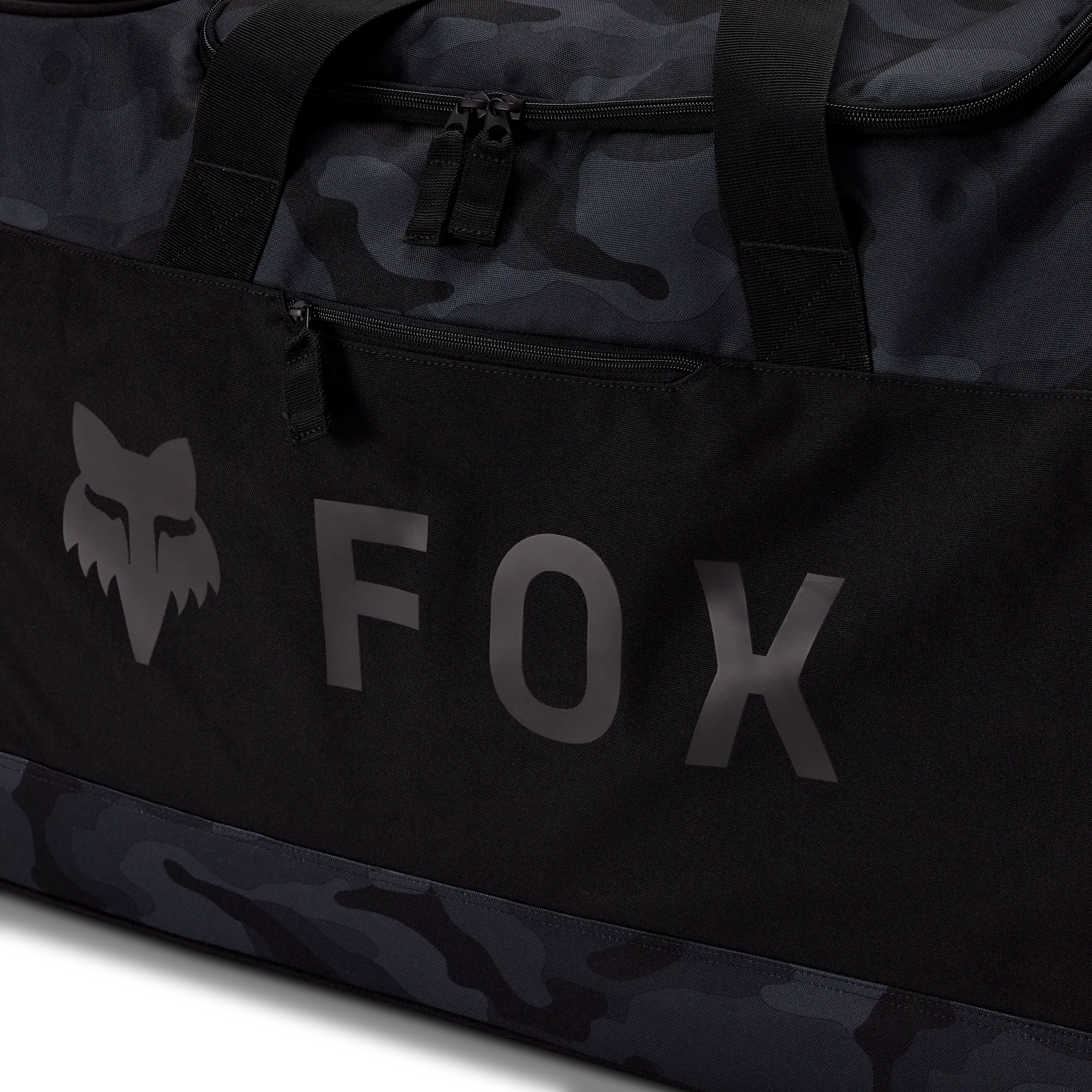 Fox Racing Shuttle 180 Roller gear bag in black camo pattern