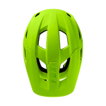 Fox Racing Youth Mainframe mountain bike helmet in fluorescent yellow-green with ventilation