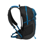 CamelBak hiking backpack with hydration system in blue and black colorway