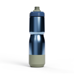 Camelbak Podium Steel bike bottle in blue and stone colorway