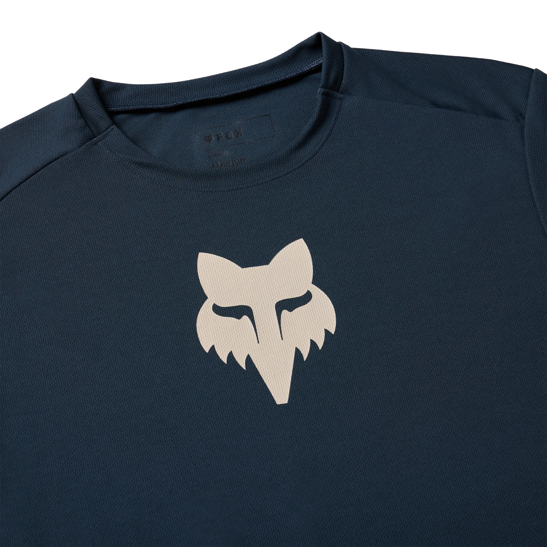 Fox Racing Ranger short sleeve jersey in navy blue with fox head logo
