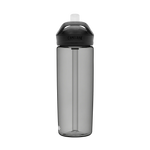 CamelBak Eddy+ water bottle in charcoal gray with black bite valve cap