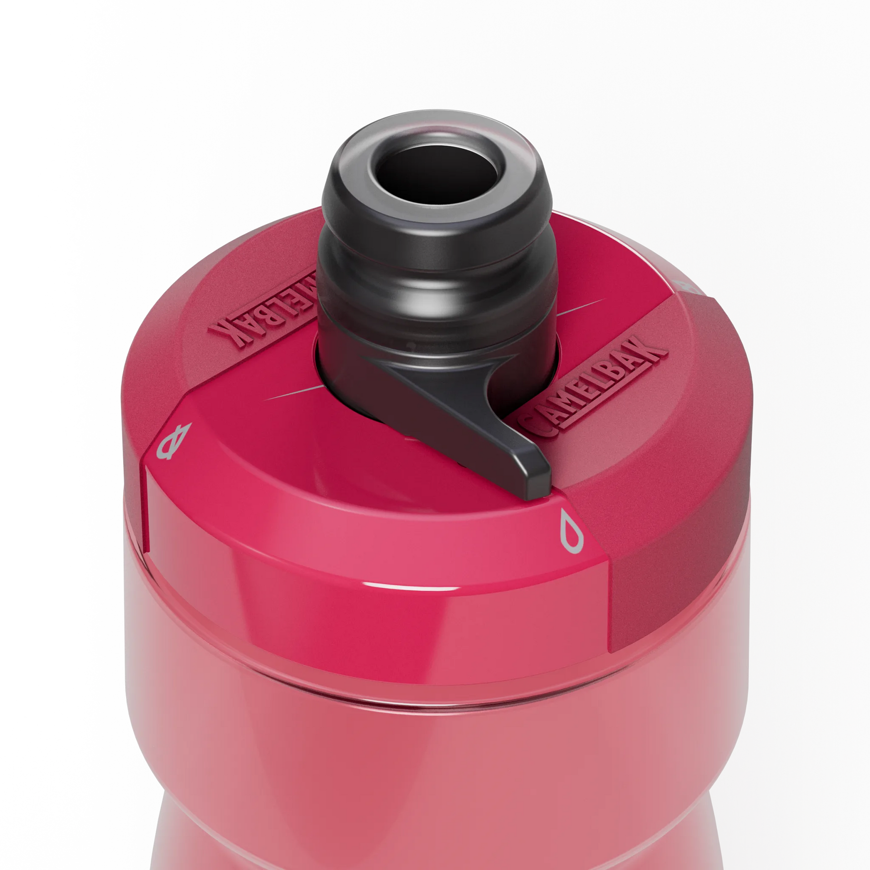CamelBak Podium 24oz water bottle in berry pink with black sport cap