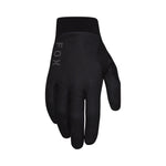 Fox Racing black mountain bike glove with FOX branding on clean background