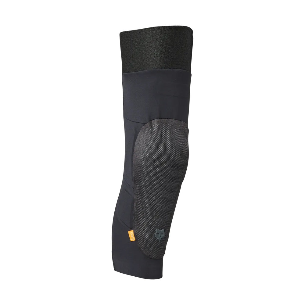 Fox Racing Launch Elite knee pad in black with protective padding