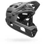Bell Super Air R MIPS mountain bike helmet in gray with removable chin guard