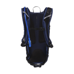 CamelBak Lobo 9 hydration backpack in navy blue and black with hydration tube