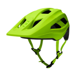 Fox Racing Youth Mainframe mountain bike helmet in fluorescent yellow-green color