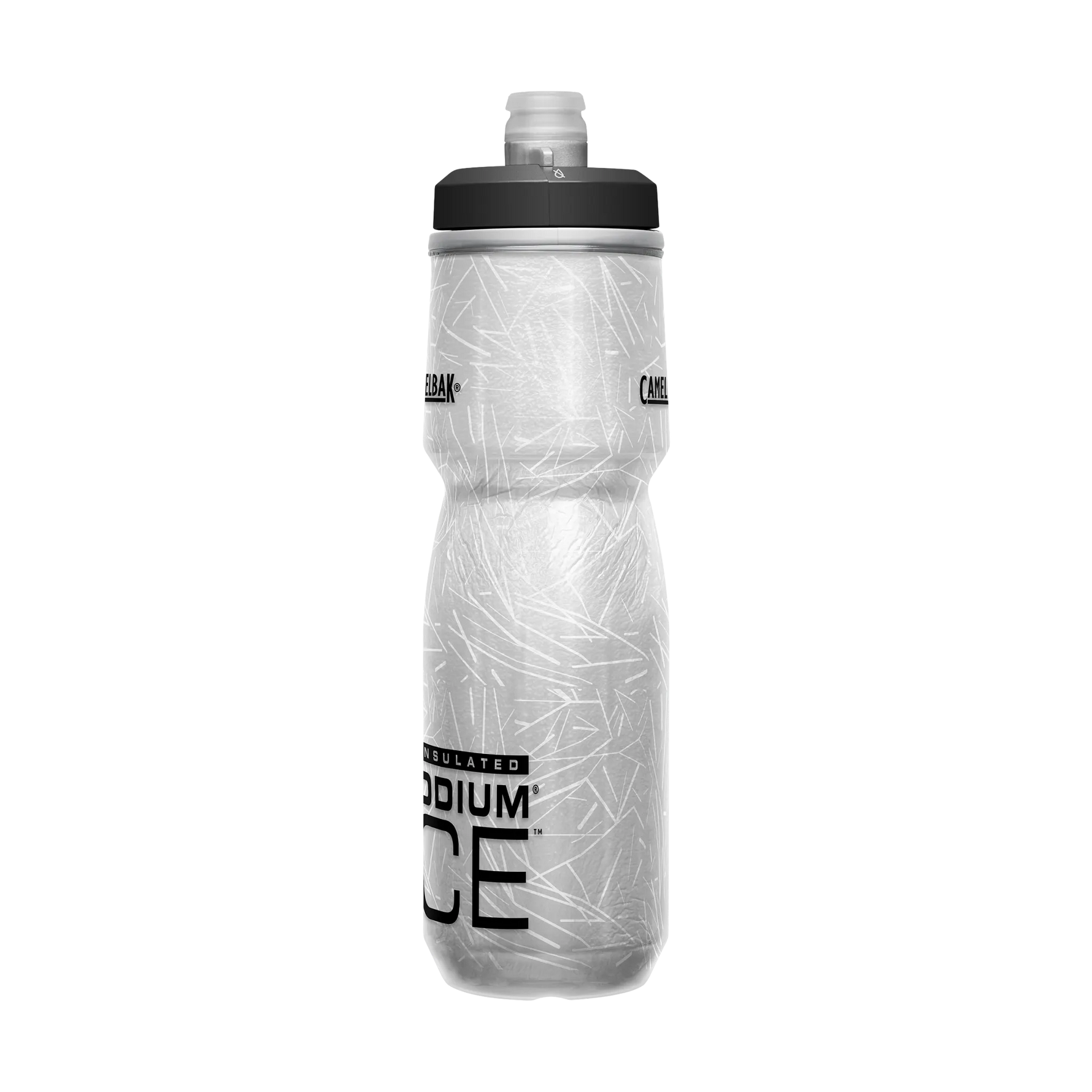 CamelbakPodium Ice insulated water bottle with clear geometric pattern design