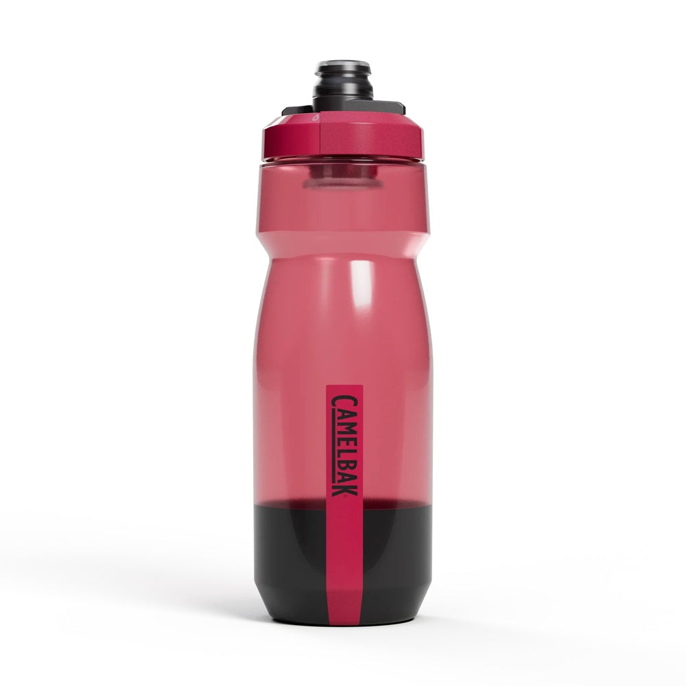 CamelBak Podium 24oz water bottle in mercury berry translucent pink with black base