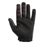Fox Racing Ranger glove in black with pink grip pattern on palm