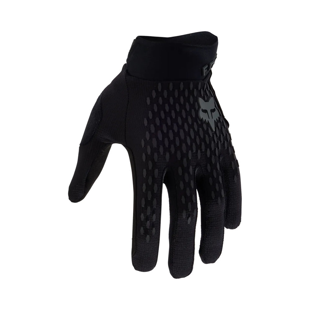 Fox Racing Defend mountain bike gloves in black with textured palm grip