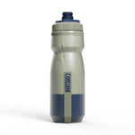 CamelBak Podium Chill water bottle in sage green and navy blue stripe