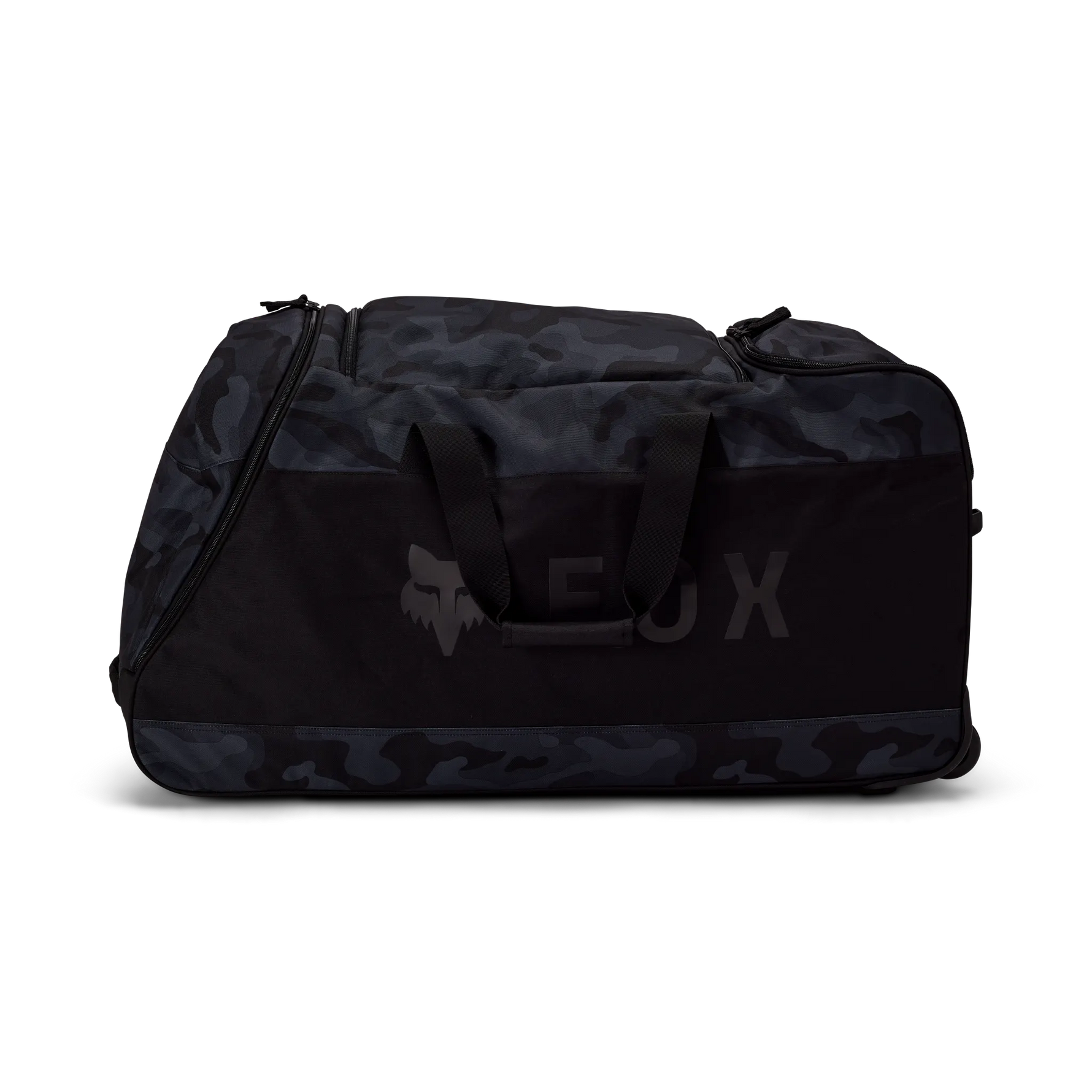 Fox Racing Shuttle 180 Roller gear bag in black camo pattern
