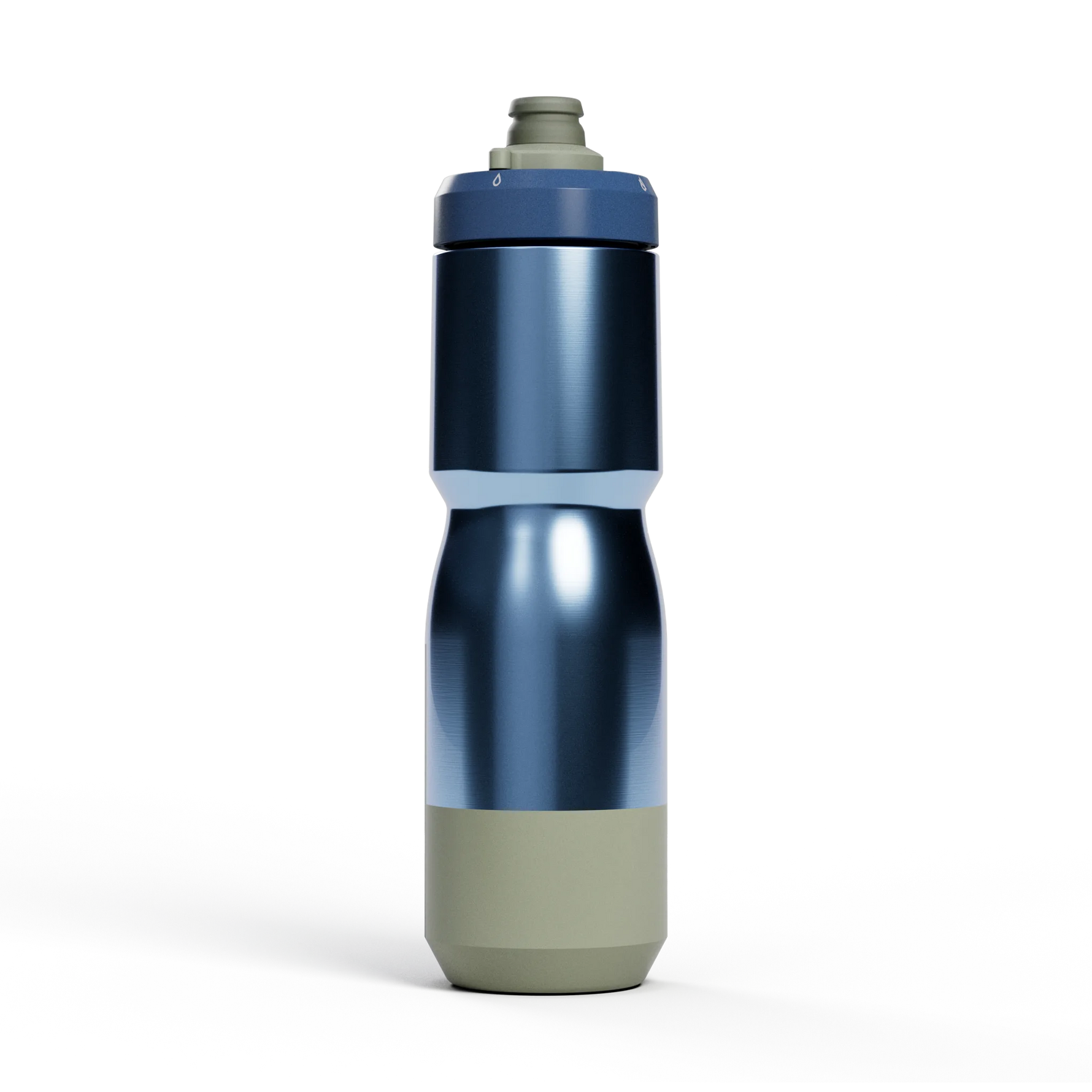 CamelBak Podium Steel water bottle in blue and sage colorway