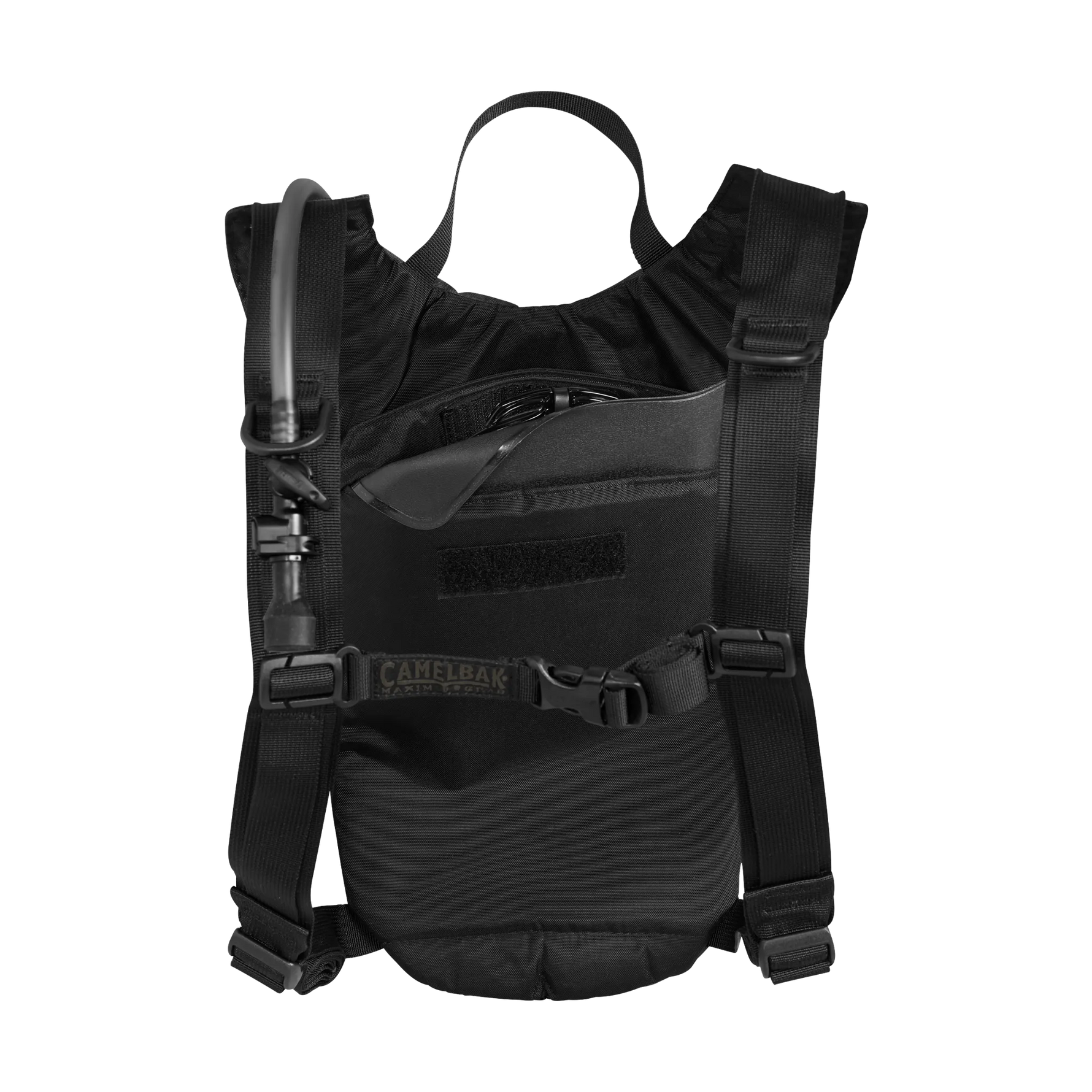 CamelBak Hydrobak hydration backpack in black with hydration tube and straps