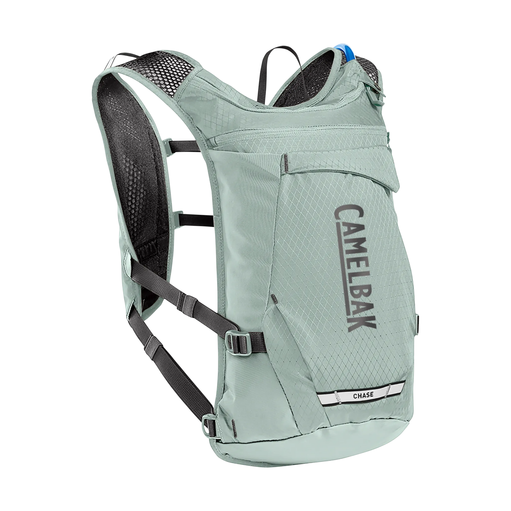 CamelBak Chase Adventure hydration vest in sage green with mesh back panel