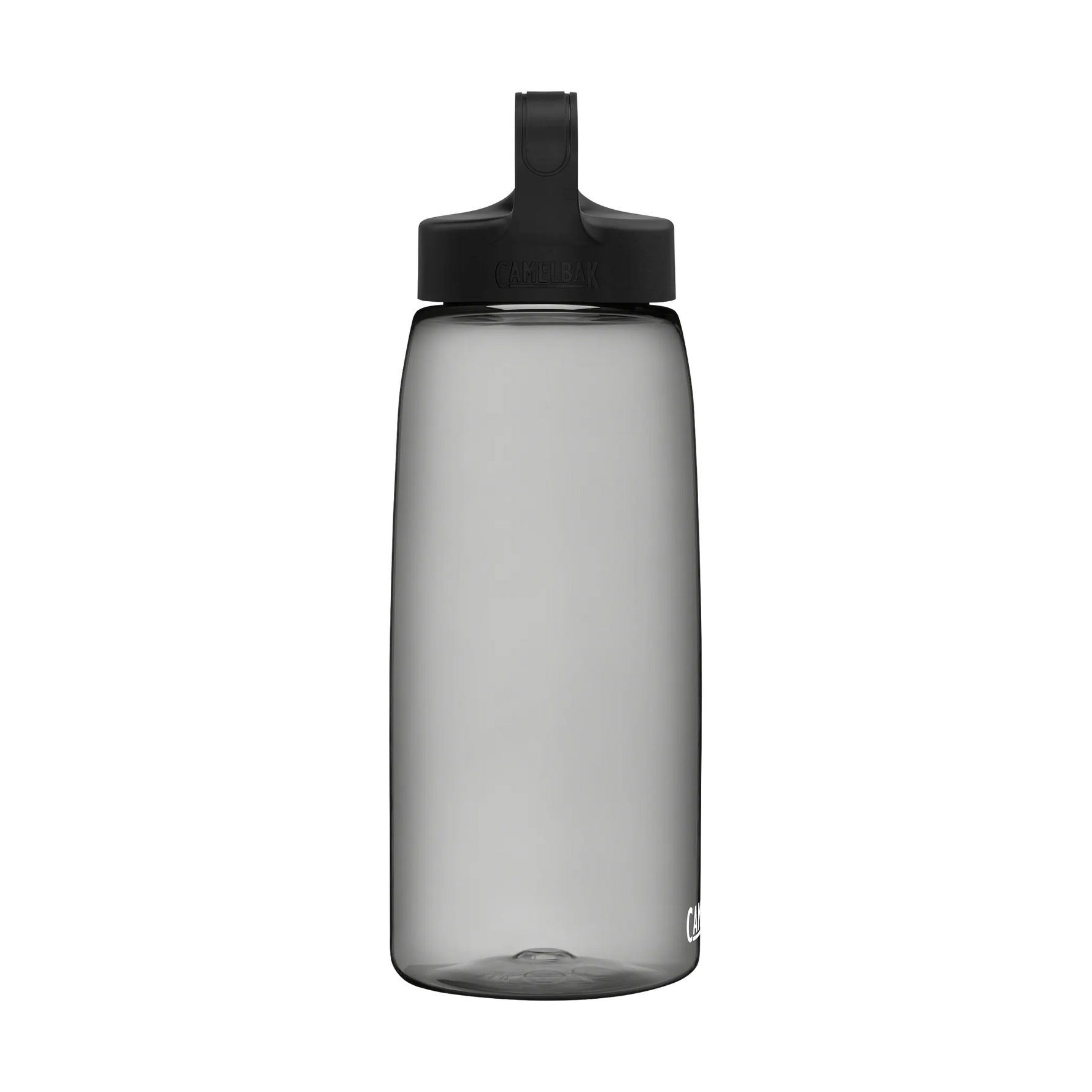 CamelBak Carry Cap water bottle in charcoal gray with black cap