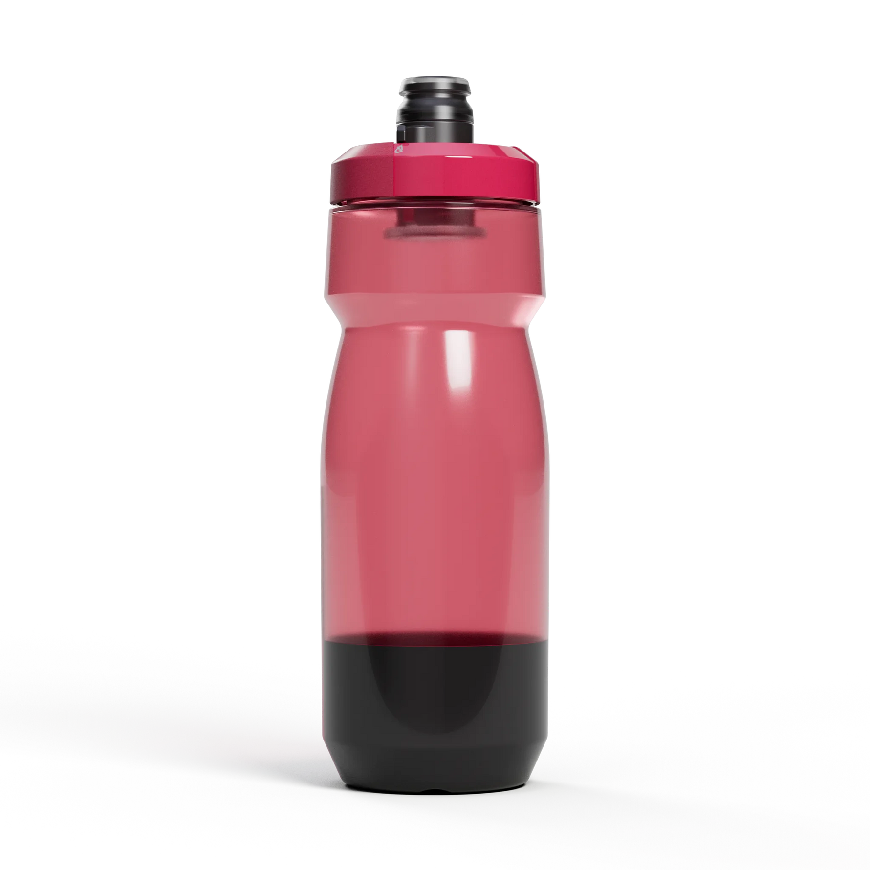 CamelBak Podium 24oz water bottle in translucent berry pink with black base