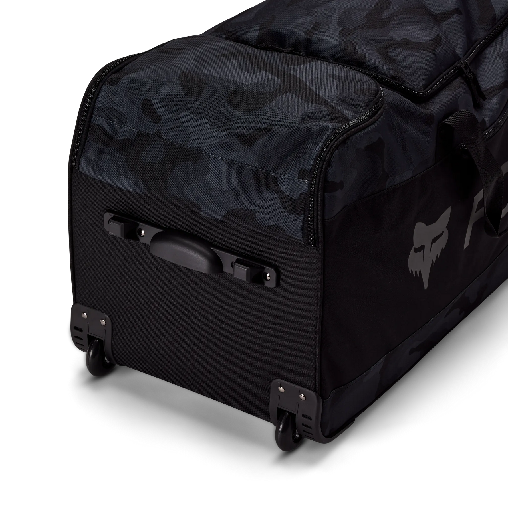 Fox Racing Shuttle 180 Roller gear bag in black camo with wheels