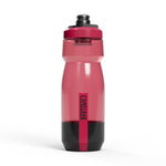 CamelBak Podium 24oz water bottle in pink translucent with black base
