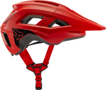 Fox Racing Mainframe Trvrs mountain bike helmet in bright red with visor