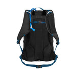 CamelBak Fourteener 26 hydration backpack rear view showing black mesh panel and blue straps