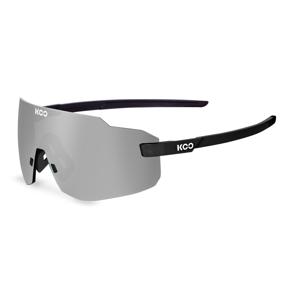 KOO Supernova Sunglasses - Black Matt/Silver Mirror Lense