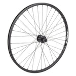 Black Wheel Master 29-inch rear bicycle wheel with disc brake hub and spokes