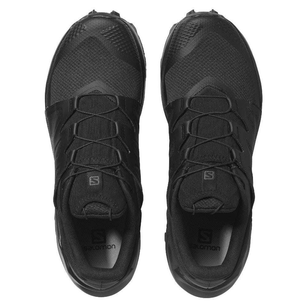 Salomon Wildcross GTX men's trail running shoes in all black colorway