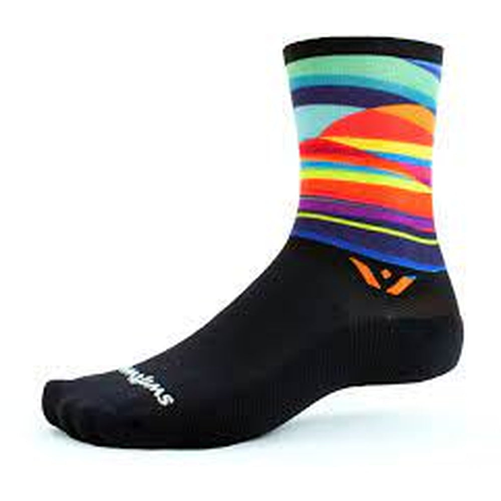 Swiftwick Vision Six Socks - Impression Sunrise