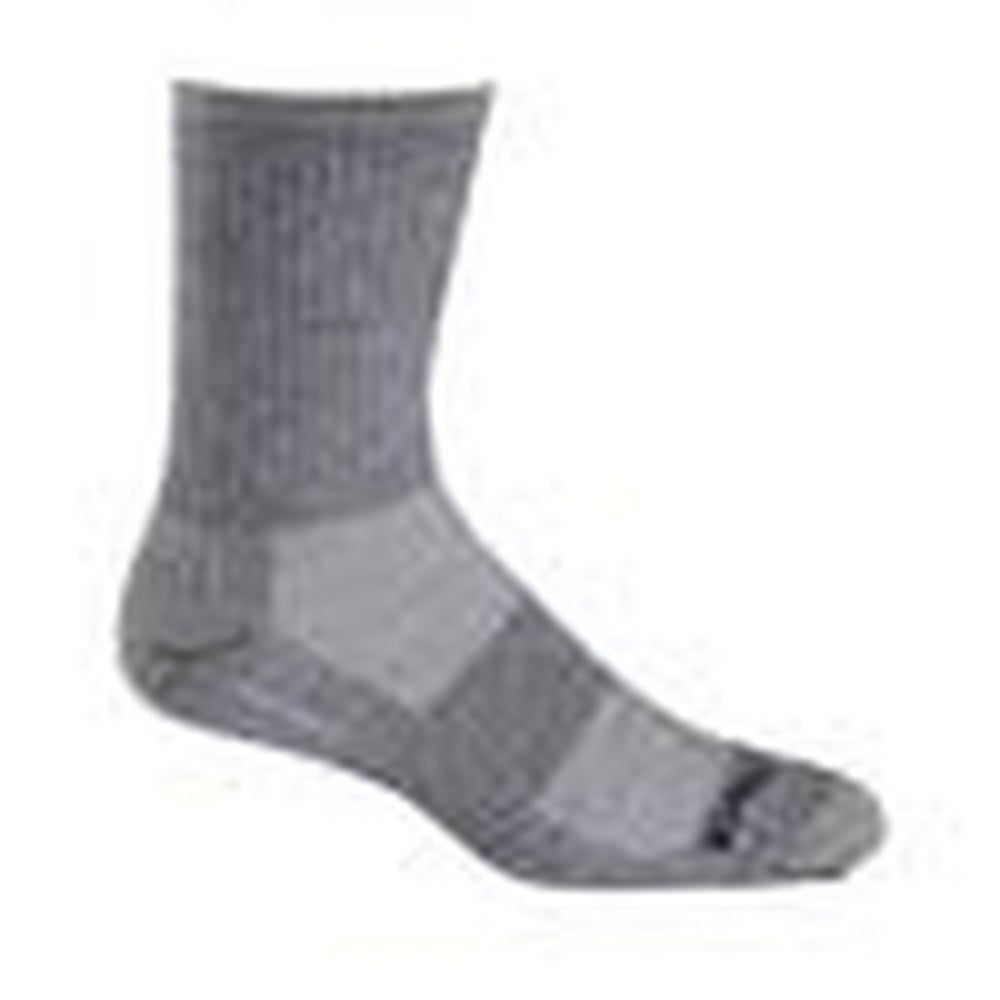 Wrightsock Double Layer Escape Crew - Ash Twist/Black