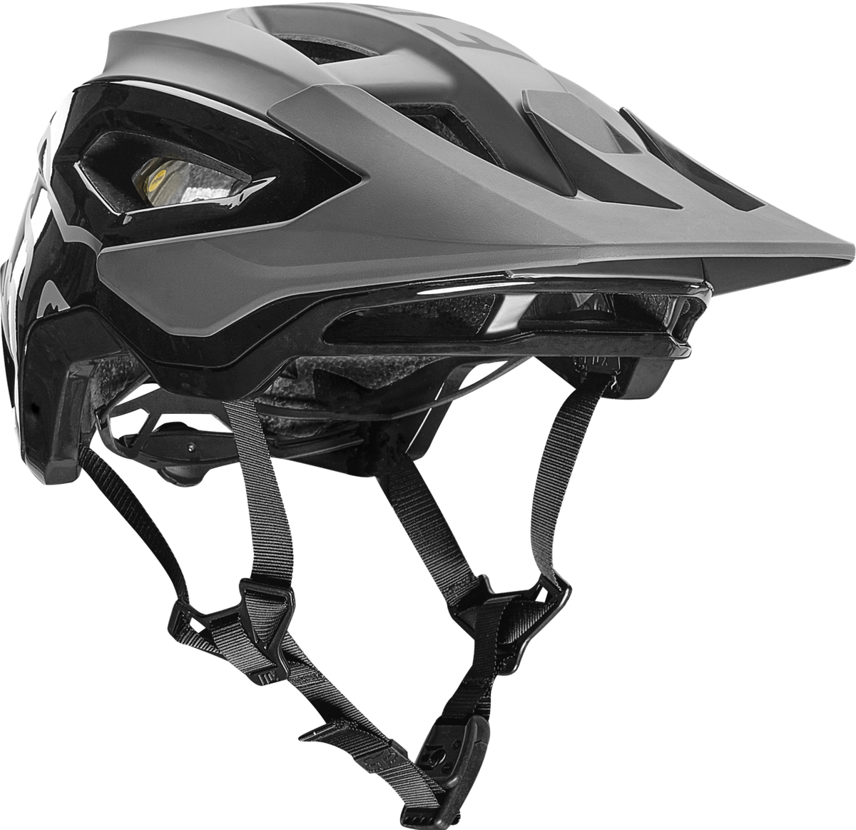 Fox Speedframe Pro MTB helmet in black with MIPS protection and adjustable straps