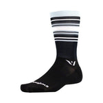 Swiftwick Aspire Seven Socks - Black/Silver