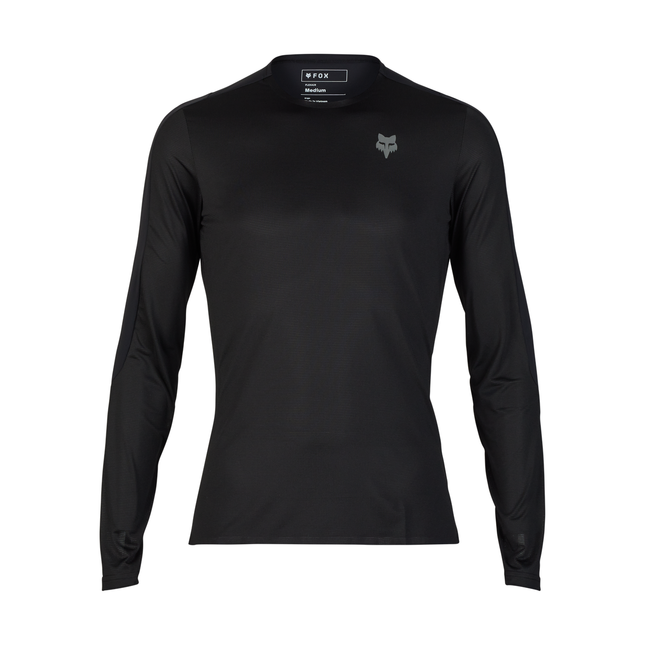 Fox Racing Flexair Ascent Long Sleeve Jersey in Black with Fox logo