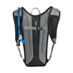 Camelbak Rogue Light 7 hydration pack in black with blue tube and gray mesh padding