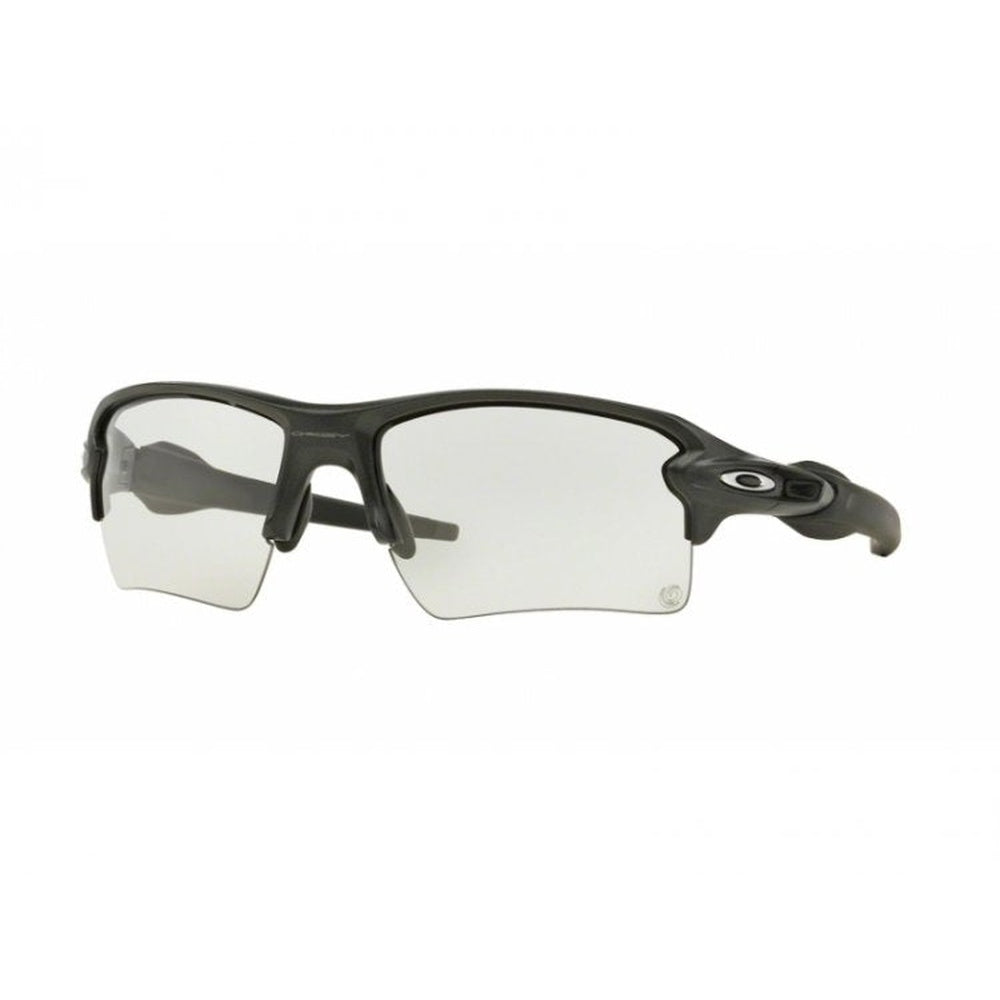 Oakley Flak 2.0 XL Steel Clear Black Photochromic Sunglasses
